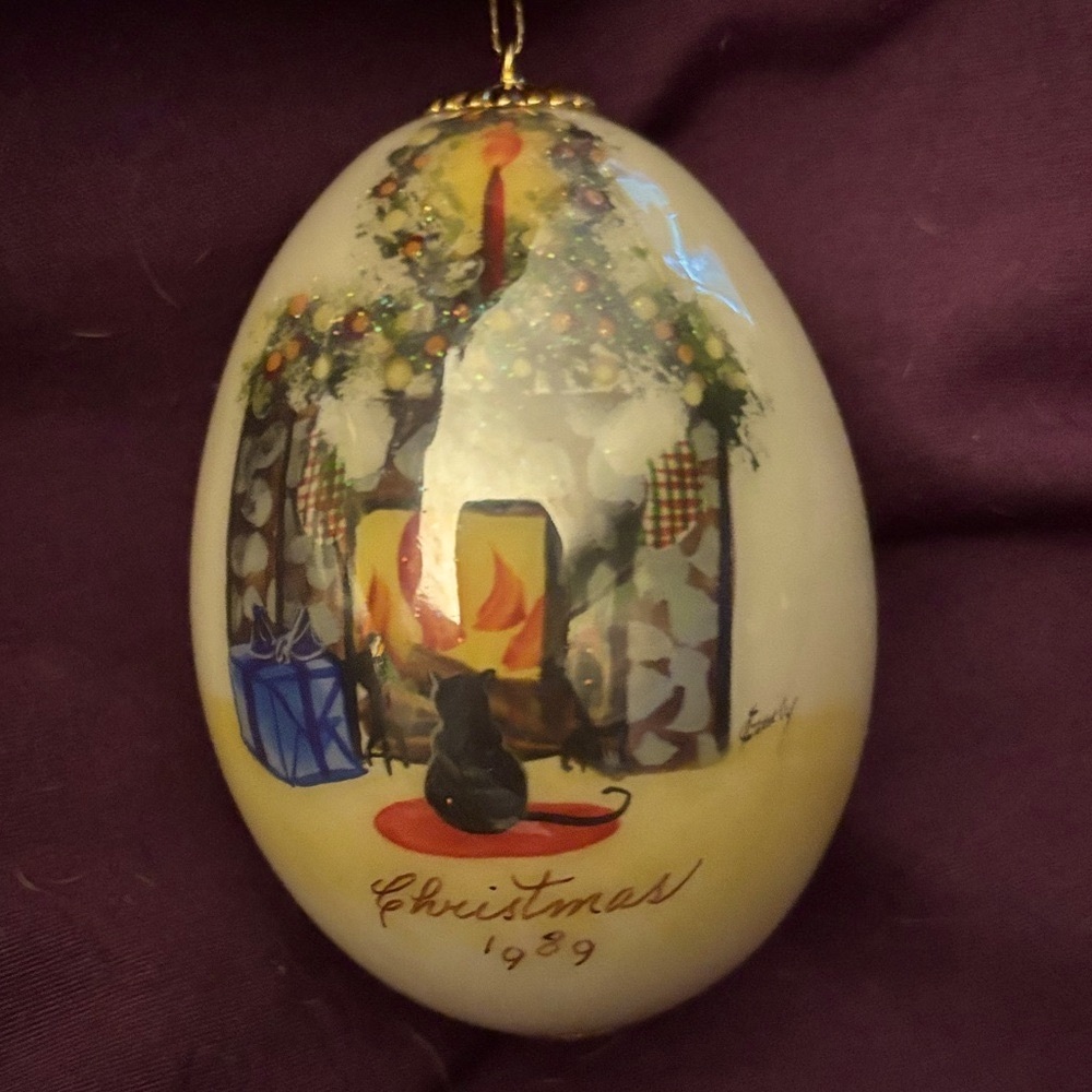 Hand Painted Christmas Egg Ornament Real Eggshell
Вy
Clara Lee
Hen Egg.